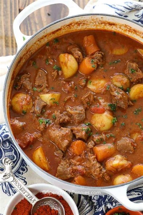 Warm up with quick Hungarian beef ‘stew’