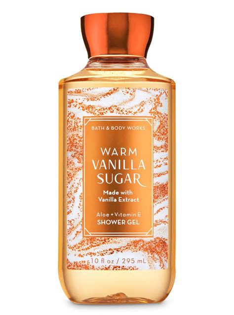 Warm vanilla sugar. Bath & Body Works and Warm Vanilla Sugar Signature Collection Shower Gel, 10 oz, new packaging, 10 Fl Oz (Pack of 1) AED66.79 AED 66. 79. Get it Mar 24 – 27. In Stock. Ships from and sold by Amazon US. + Bath & Body Works Warm Vanilla Sugar Shea & Vitamin Body Lotion For Women, 236 ml. 