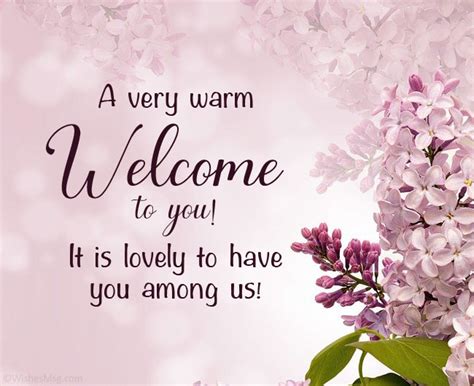 Warm welcome message.  Create warm greetings for every occasion with our tips ...