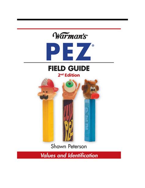 Warmans pez field guide values and identification warmans field guide. - Manuale di servizio cobra 29 gtl.
