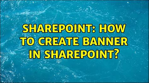 Warning Banner for SharePoint Online - Microsoft Community …