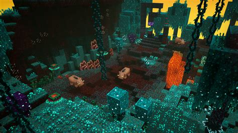 Warped Forest in Minecraft