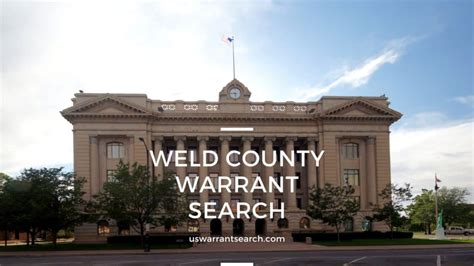 Online Warrant Data; Permits & Records; Assessor Property Information; Restaurant Inspections; ... Weld County Admin: Weld County Colorado 1150 O ST. Greeley, CO 80631. . 