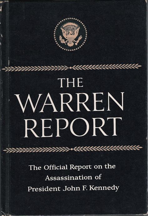 Warren Commission Report: Table of Contents - National Archives