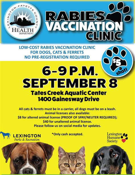 Warren County announces rabies vaccination clinics