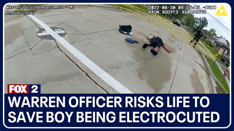 Warren officer risks life to save boy being electrocuted. Things To Know About Warren officer risks life to save boy being electrocuted. 