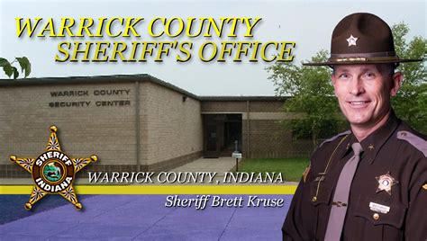 Warrick county inmate search. If you know someone who has been arrested and want to find out what their custody status is, an inmate search is the quickest way to get your questions answered. Once a person is i... 