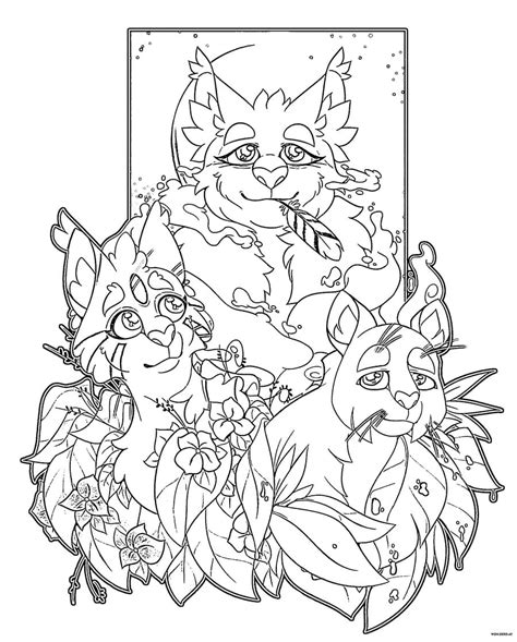 Warrior Cat Coloring Book