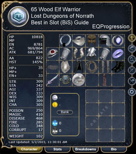 Warrior LDoN Raid Augments Guide EQProgression