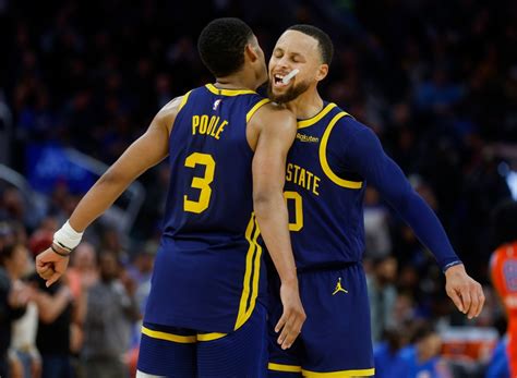 Warriors come back to beat Thunder as Curry, Poole shine