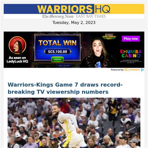 Warriors-Kings Game 7 draws record-breaking TV viewership numbers