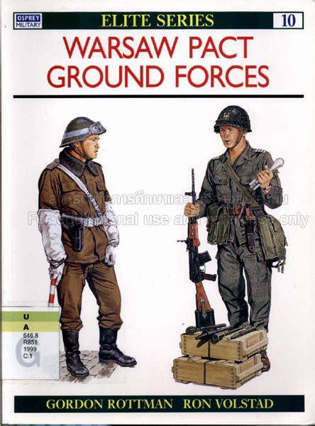 Full Download Warsaw Pact Ground Forces By Gordon L Rottman