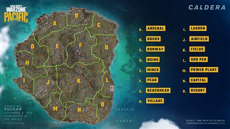 Warzone new map release time Pacific map Caldera release date size in Warzone explained 