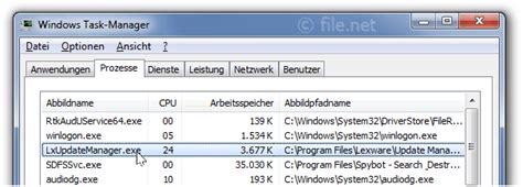 Was Sie über LxUpdateManager.exe (Lexware Info Dienst Assistent…