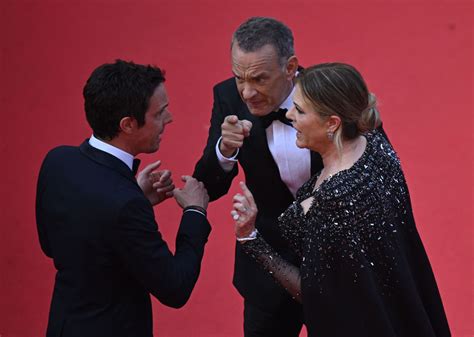Was Tom Hanks showing an angry side on the Cannes red carpet?
