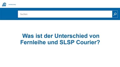 Was ist der SLSP Courier? - RZSinfo