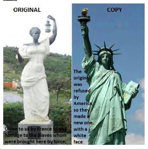 Was the Original Model For The Statue Of Liberty A Black Woman…