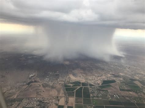 Was there a microburst in Denver Monday?