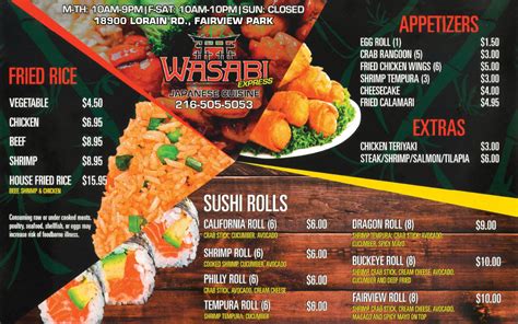 Wasabi express cleveland. Wasabi Express, Somerset, Kentucky. 4,340 likes · 8 talking about this · 7,968 were here. Japanese Restaurant 