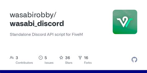 Wasabi scripts documentation.  Standalone Discord API script for FiveM.  E...