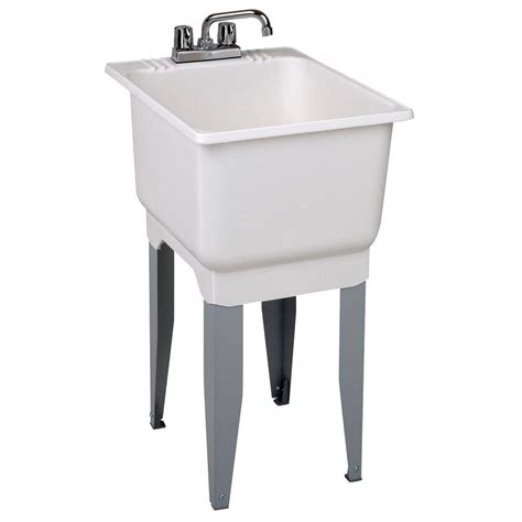 Wash tub laundry. Get free shipping on qualified Laundry Sink with Cabinet Utility Sinks products or Buy Online Pick Up in Store today in the Plumbing Department. ... 25 in. x 22 in. x 34 in. Stainless Steel Apron-Front Freestanding Utility/Laundry Sink with Wash Stand in Brushed Satin. Add to Cart. Compare $ 445. 74 (13) Model# TC-2020-WCW. 