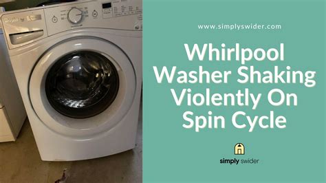 Washer shaking violently. If your washing machine is shaking violently, the culprit may be inside: check if the washer is overloaded or if a bulky item is causing it to become unbalanced. If all is well on the inside, it’s also possible that the washer is unlevel or unbalanced due to improper installation or uneven floors. 