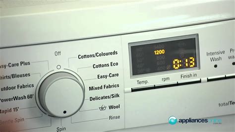 Washing Machine Spin Speed – Does It Matter? « Appliances