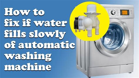 Washing Machine Water Fills Slowly – How To Fix