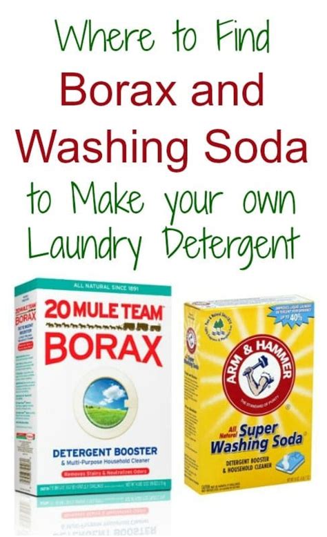 Washing Soda and Borax - Houzz