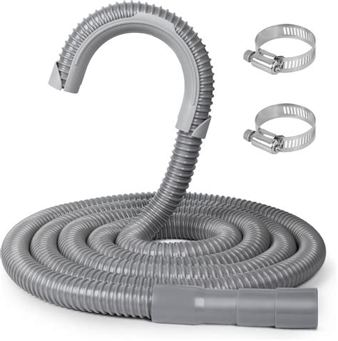 Washing machine drain hose hook.  Buy SERPLEX Washing Machine Drain Pipe Con...