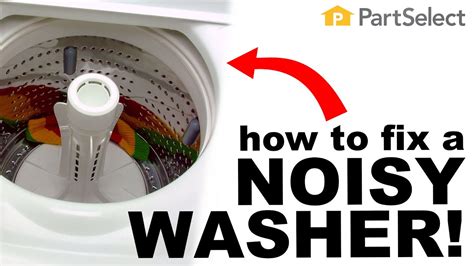 In most cases, this noise is due to overloading. To test if service is required, run a cycle with approximately 4 soaking wet bath towels (or a load with similar weight). If the noise occurs during this cycle, visit our Support Center to request service. Otherwise, the noise can be prevented by not overloading the washer.
