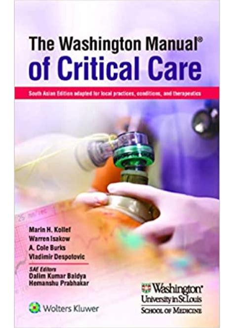 Washington manual of critical care latest edition. - Leitfaden für fachleute zur lösung von beschwerden von patienten.