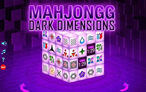 Like Post. Mahjong Dimensions - more time. Play a 3D Mahjong game (Mahjongg Dimensions). Combine 2 of the same stones to remove them from the board. Stones need to have at least 2 (adjacent) free sides. ... Mahjong Dark Dimensions with three times as much time. Mahjong 3D. Play 40 levels (timed and untimed) in this Mahjong game in 3 …. 