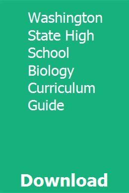Washington state high school biology curriculum guide. - Hanix h22b mini bagger werkstatt reparatur service handbuch 9734 komplett informativ für diy reparatur 9734.