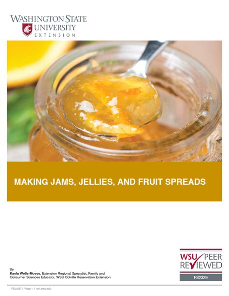 Washington state jams and jellies. .  ...