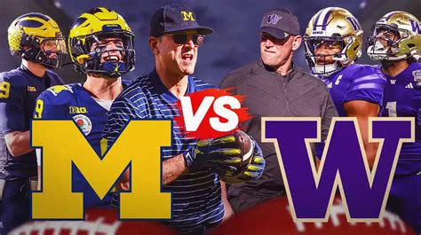 Washington vs michigan football. Jan 8, 2024 8:32 AM EST. Everything comes down to Monday night in Houston as the final four-team College Football Playoff determines the 2023 national champion in a … 