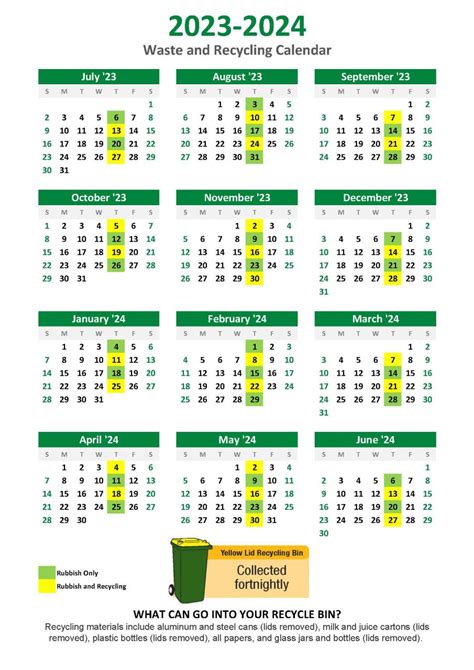 Waste Management 2024 Calendar