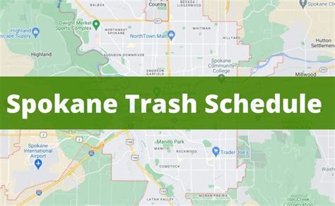 Waste Management Inc. Curbside Trash Spokane County. Click here for an alphabetical list of all Service Providers. Contact & Location Information. 11321 E. Indiana Avenue, Spokane Valley, ... Food and Organic Waste Pickup; Universal Waste: Scheduled Collection and mail-in services;