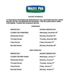 Waste pro cape coral holiday schedule. Trash Pick Up Holidays. Here you can see the city-observed holidays. Independence Day Tuesday, July 4, 2024. Tuesday Collection will be on Wednesday (07/05/23) Thanksgiving Thursday, November 23, 2024 Friday, November 24, 2024. Thursday collection will be made on Friday (11/24/23) Friday collection will be made on Saturday (11/25/23) Christmas 