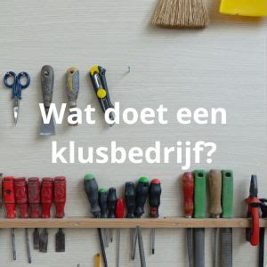 Wat doet een allround klusbedrijf