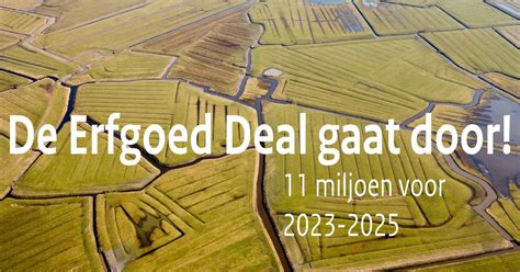 Wat is de erfgoeddeal