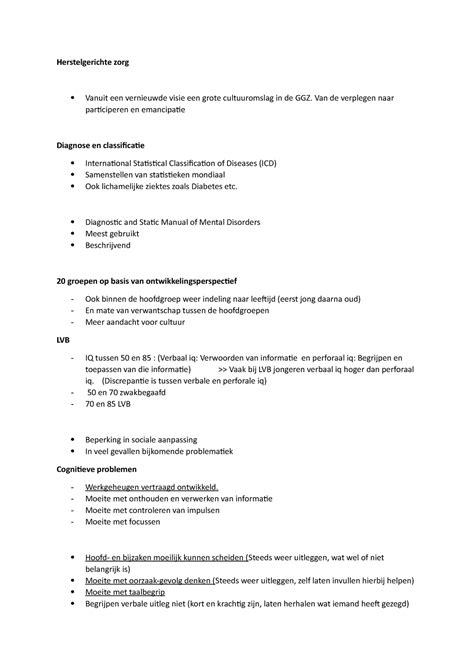 Wat is herstelgerichte zorg