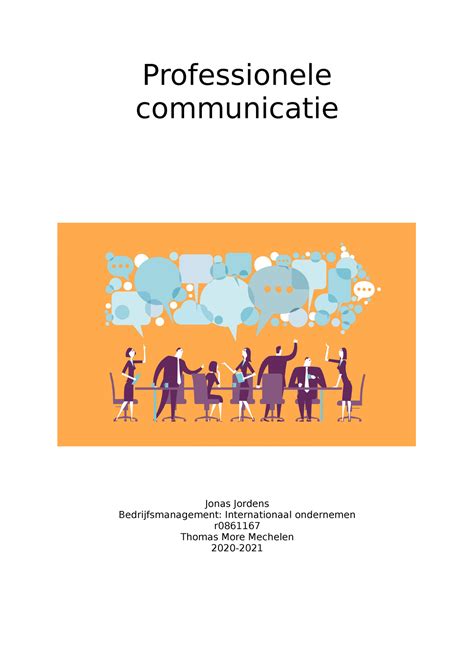 Wat is professionele communicatie
