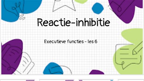 Wat is reactie-inhibitie precies