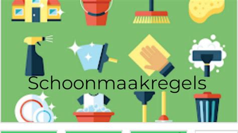 Wat zijn de 3 schoonmaakregels