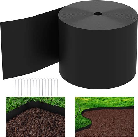 Watayo 30 FT Grass Barrier Landscape Edging Coil -5 inch Depth …