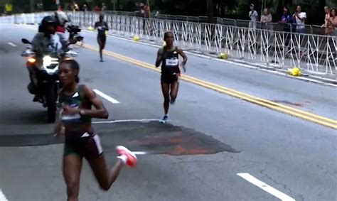 Watch: Runner’s mistake at end of Peachtree 10K costs her the $10,000 prize