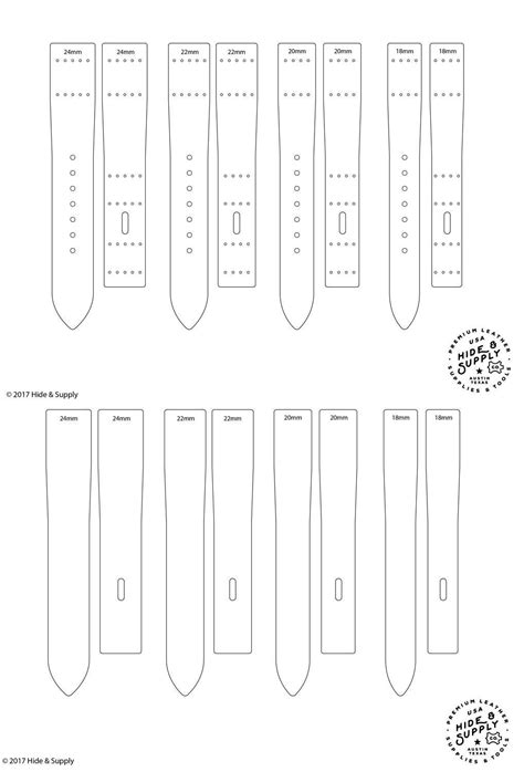 Watch Band Template