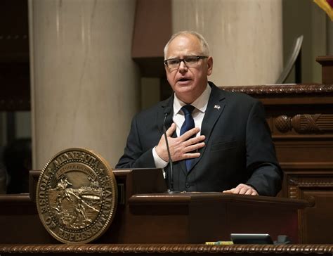 Watch Gov. Tim Walz’s State of the State address here at 7 p.m.
