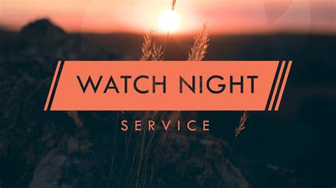 Watch Night Service
